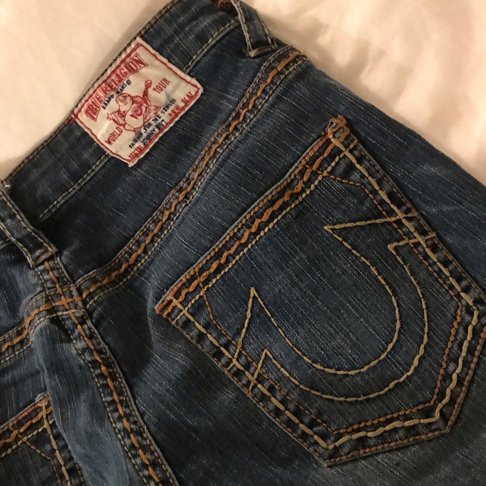 True Religion Johnny Big T Straight Denim Jeans - Picture 5 of 5